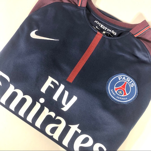 🐍 Nike PSG #10 Neymar JR 17/18 Home Jersey (S) - Picture 3 of 8